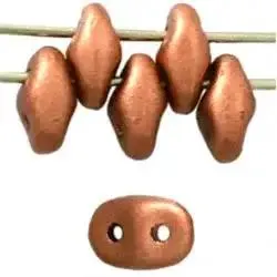 SuperDuo - Dull Metallic Copper, 10 gram