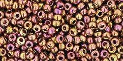 TOHO seed beads - Higher Metallic Burnt orange Twilight 11/0, 10 gram