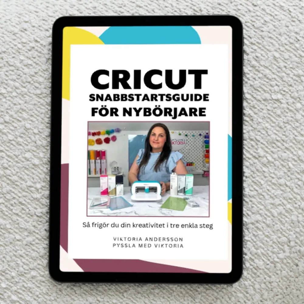 Cricut Snabbstartsguide för Nybörjare