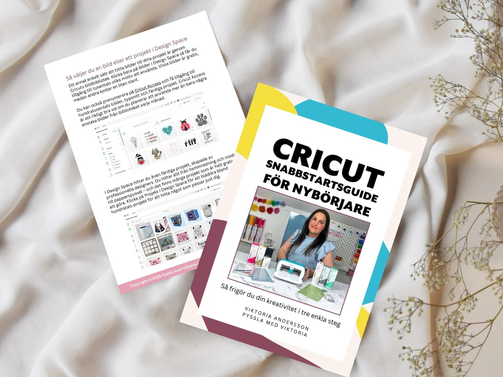 Cricut Snabbstartsguide för Nybörjare