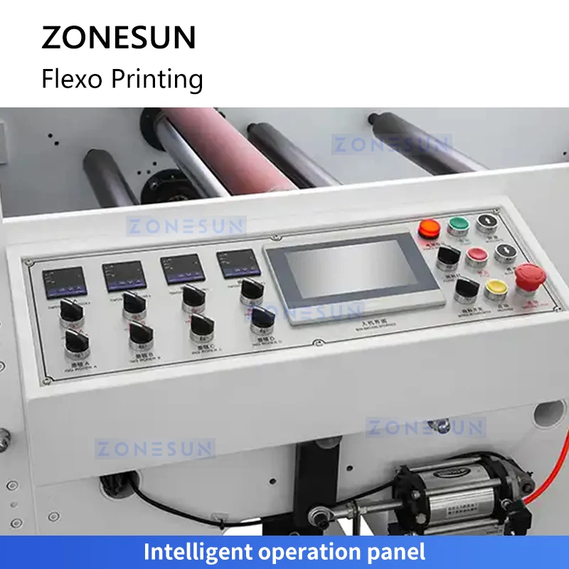 ZONESUN ZS-RY4 Automatic 4-Color Flexo Printing Machine