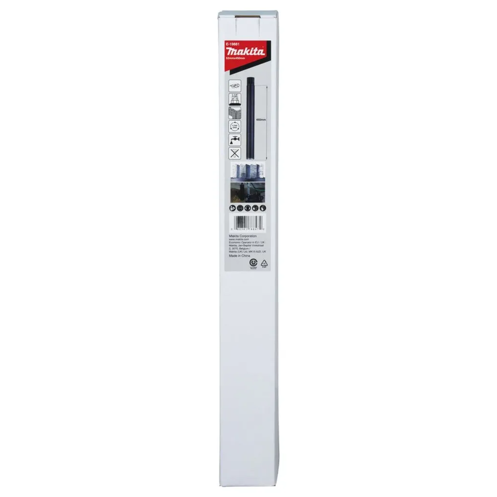 Diamantkärna Makita E-19881 52x450mm Våt 1-1/4"UNC