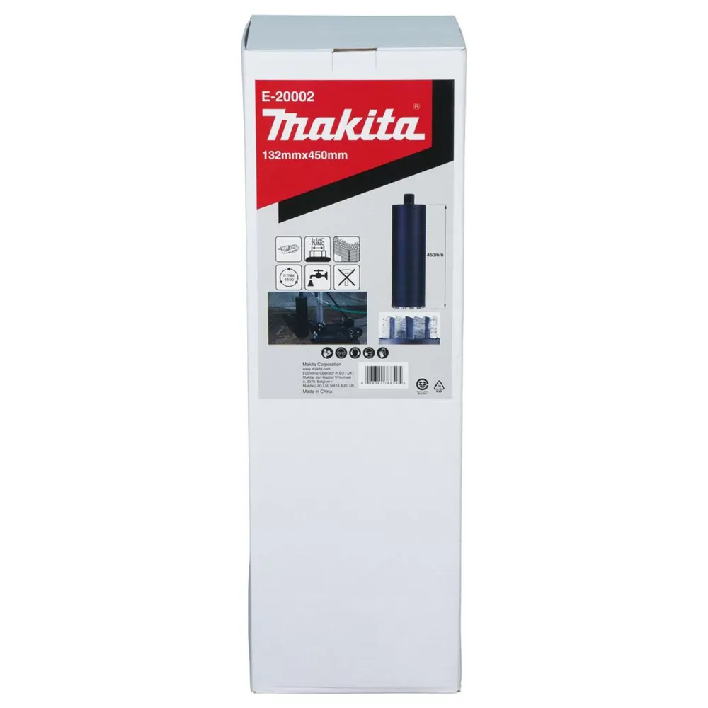 Diamantkärna Makita E-20002 132x450mm Våt 1-1/4"UNC