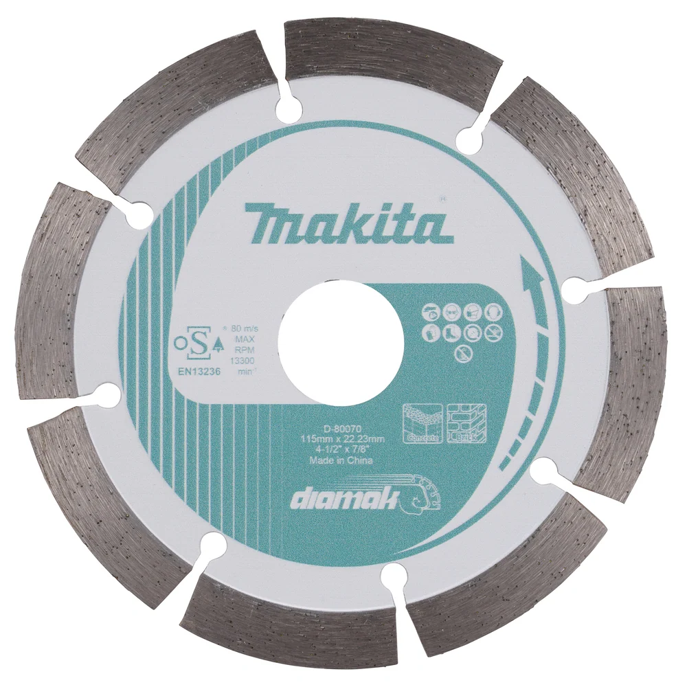 Makita D-80070 115mm segmenterad diamantklinga