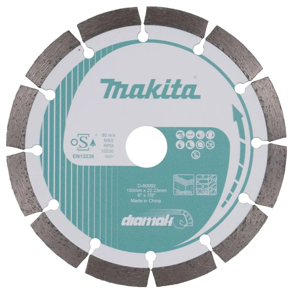 Makita D-80092 150mm segmenterad diamantklinga