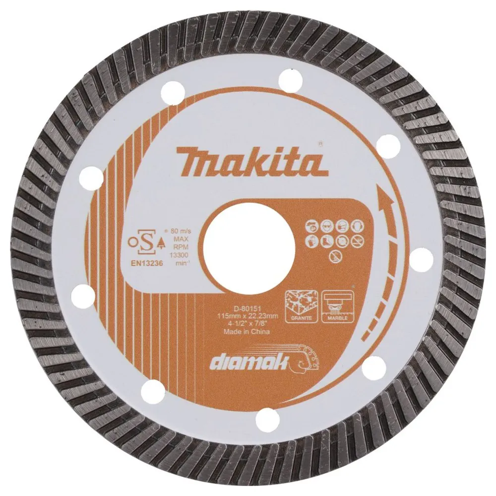 Makita D-80151 115mm diamantklinga för marmor och granit