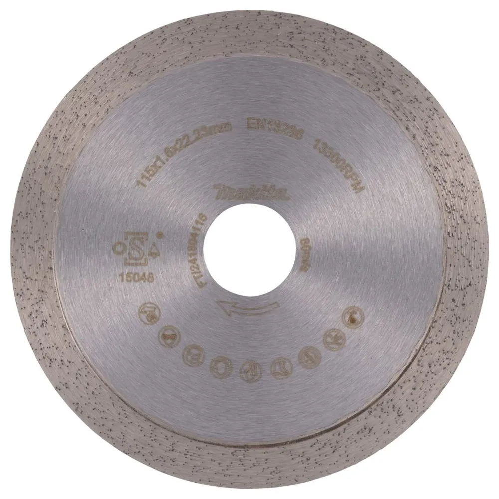Makita D-80210 115mm kontinuerlig diamantklinga med kronblad