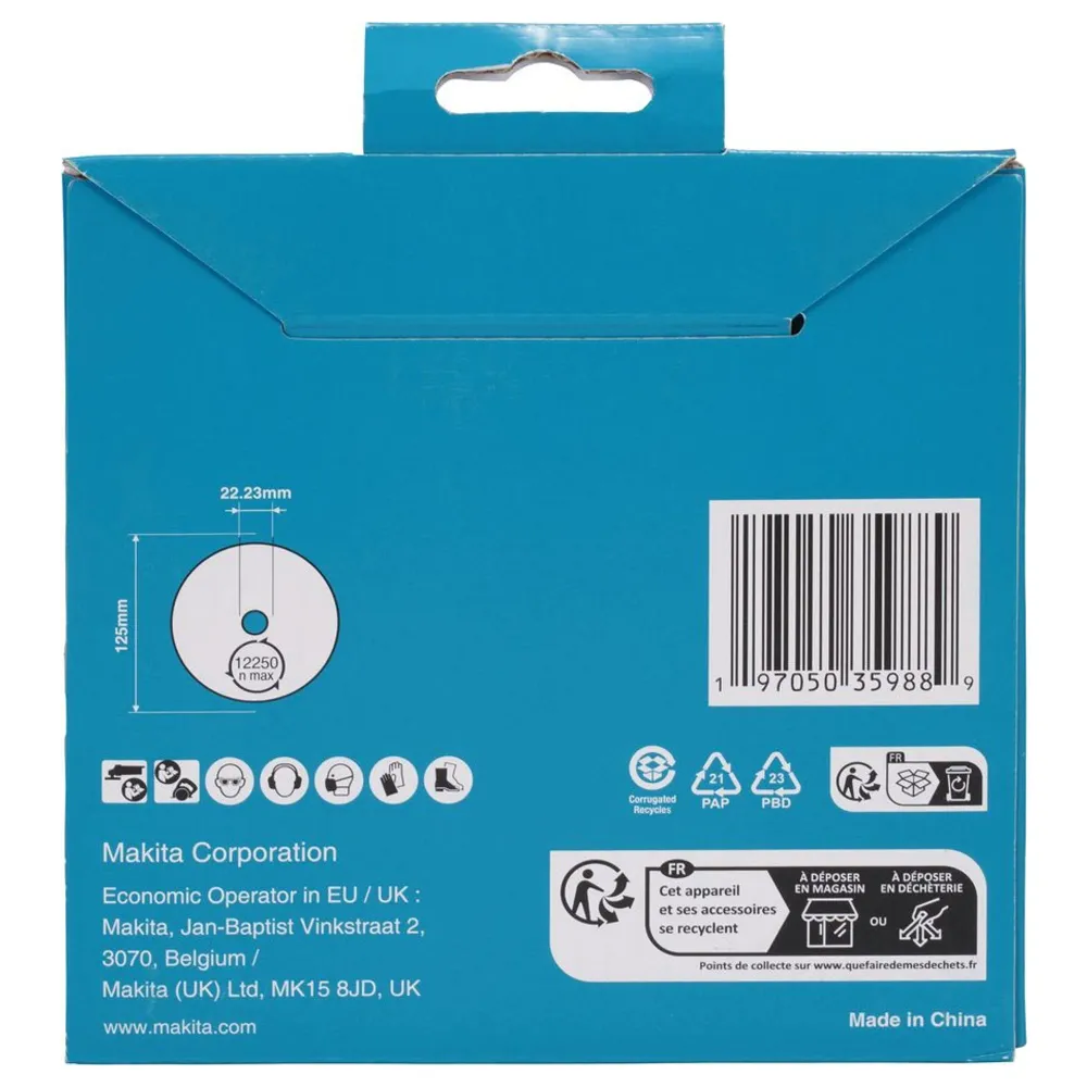 Makita D-80226 125mm diamantklinga
