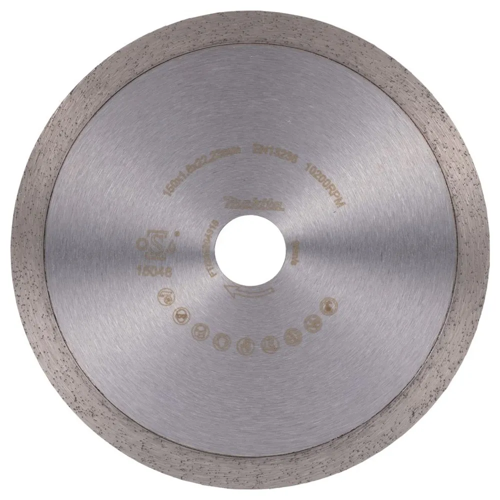 Makita D-80232 150mm kontinuerlig diamantklinga med kronblad