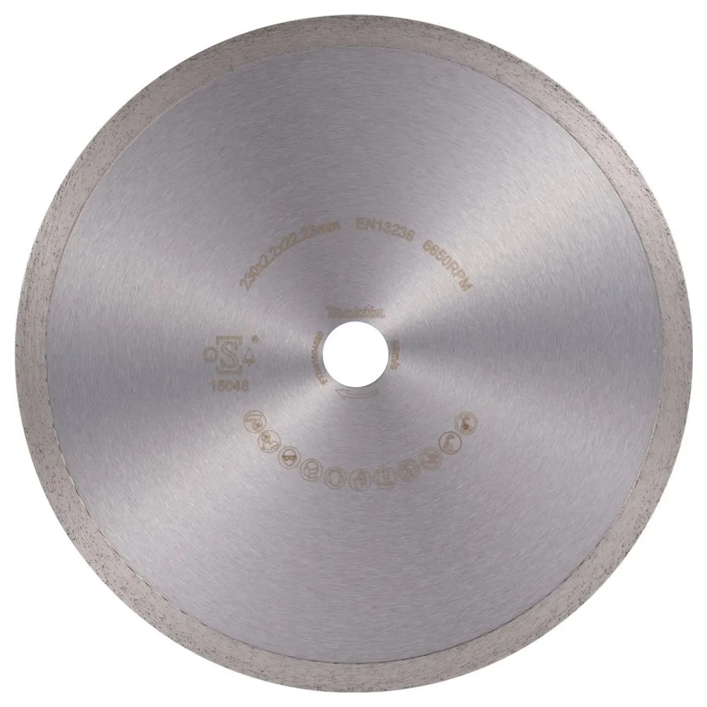 Makita D-80254 230mm kontinuerlig diamantklinga med kronblad