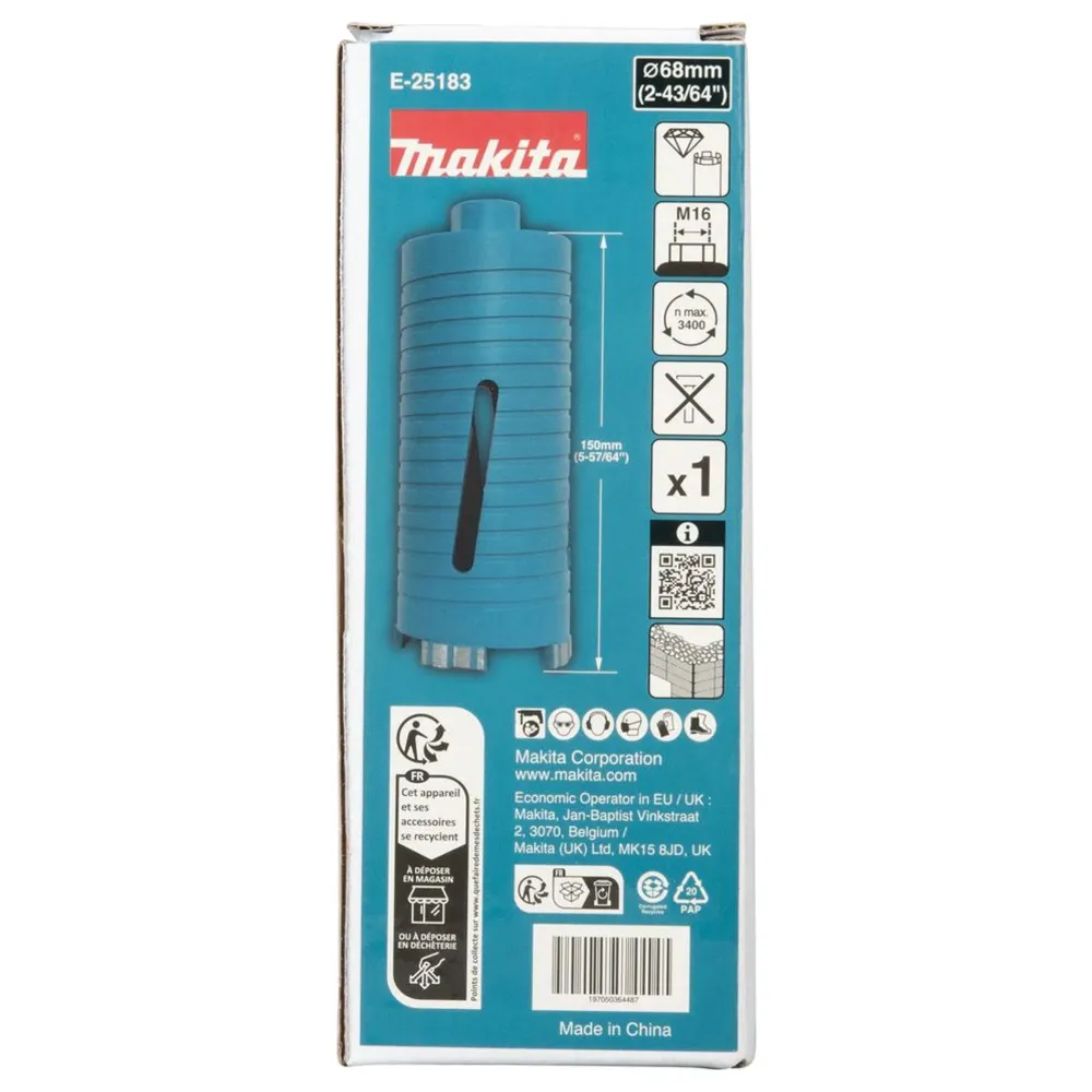 Makita Diamond Crown E-25183 68mm M16