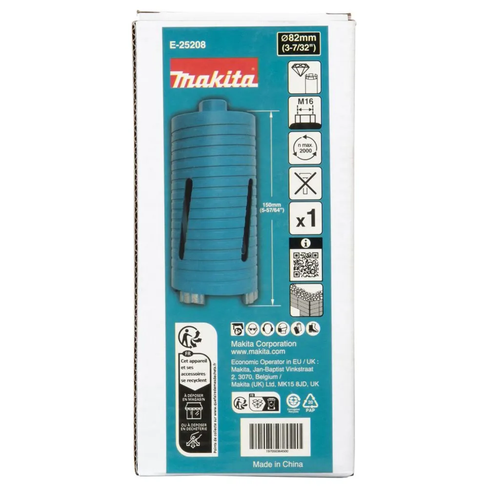 Makita Diamond Crown E-25208 82mm M16