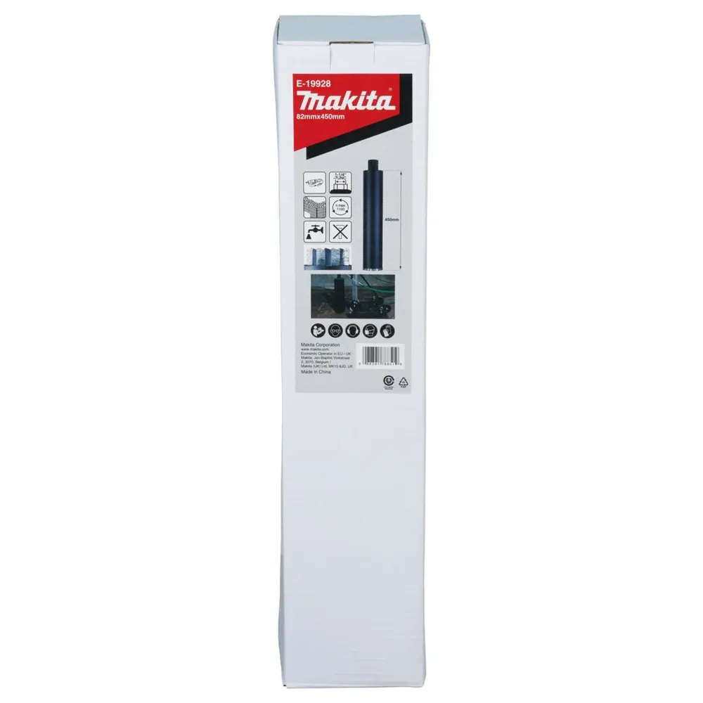Makita E-19928 Diamantkärnborr 82x450mm Våt 1-1/4"UNC