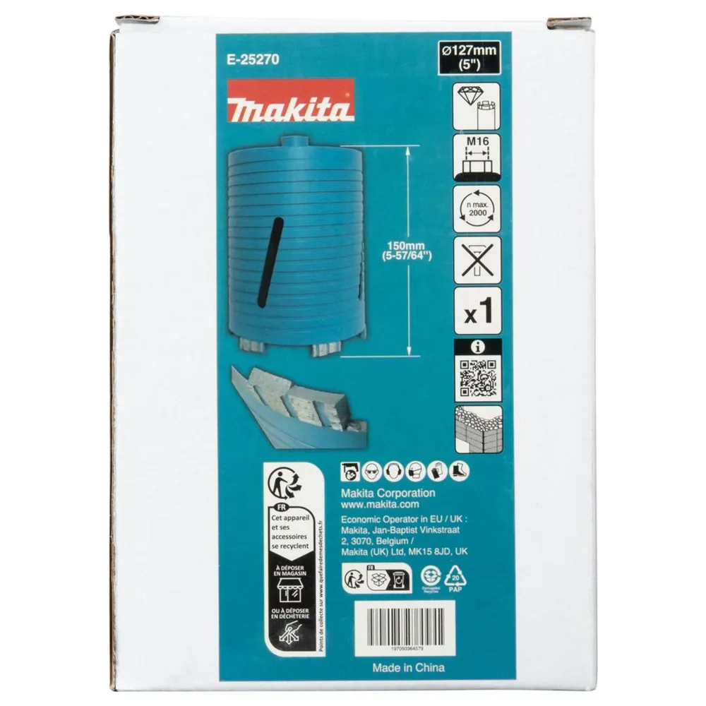 Makita E-25270 127mm M16 torr diamantkrona