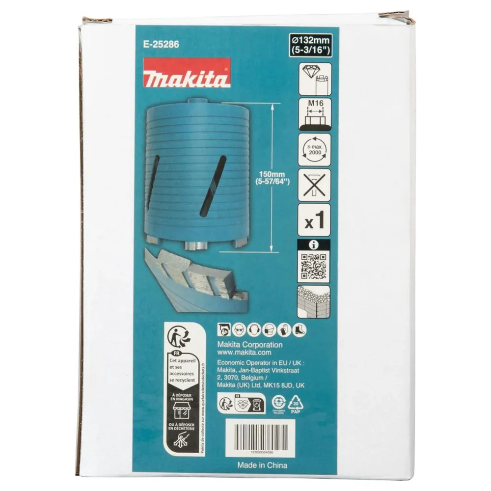 Makita E-25286 132mm M16 torr diamantkrona