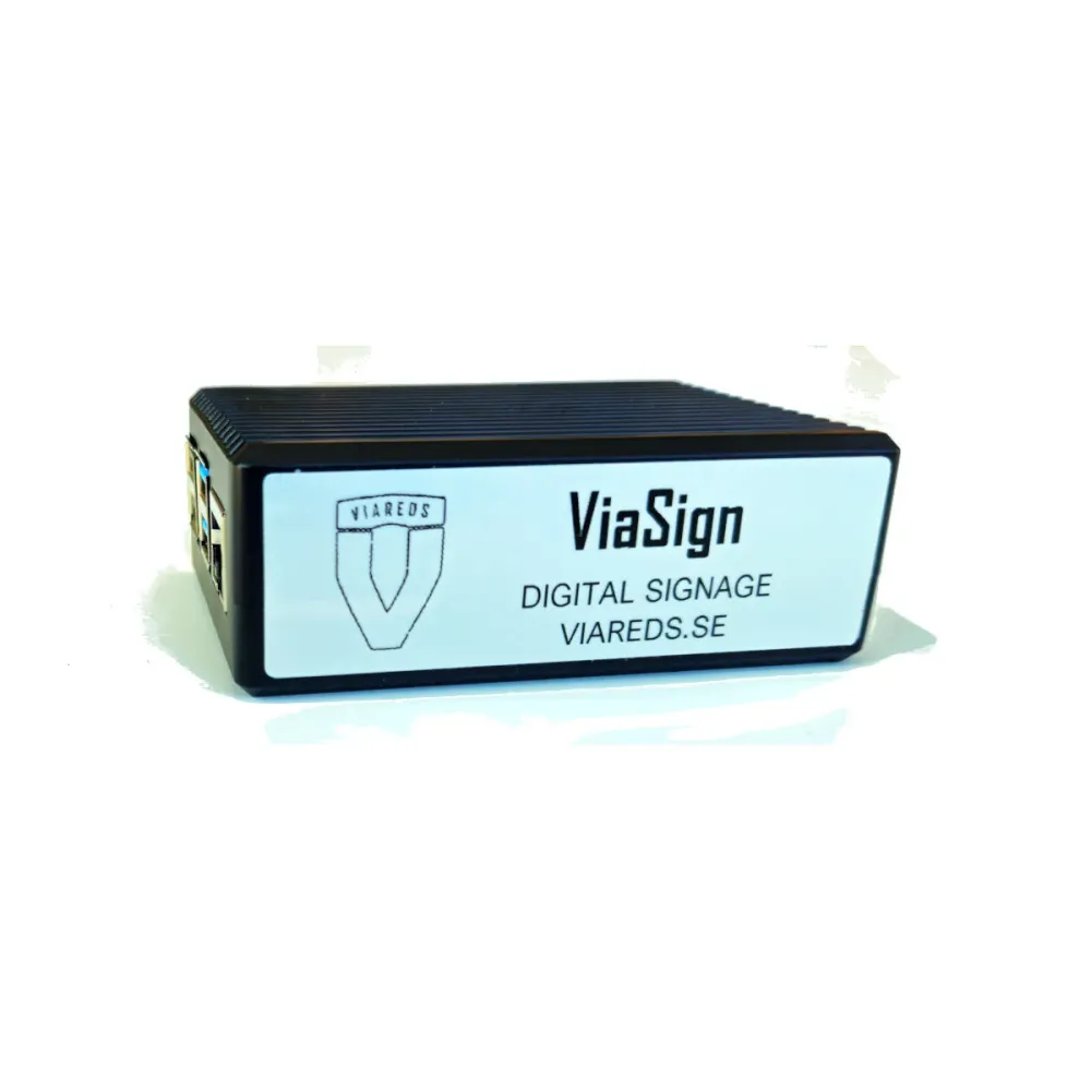 ViaSign mediaspelare till lcd skyltning