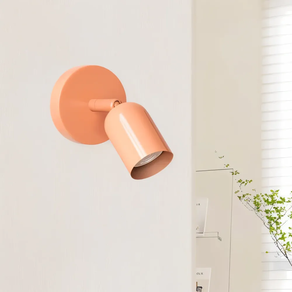 DownDazz – Färgglad Halvcylindrisk Vägglampa i Macaron-stil med LED-belysning Gron
