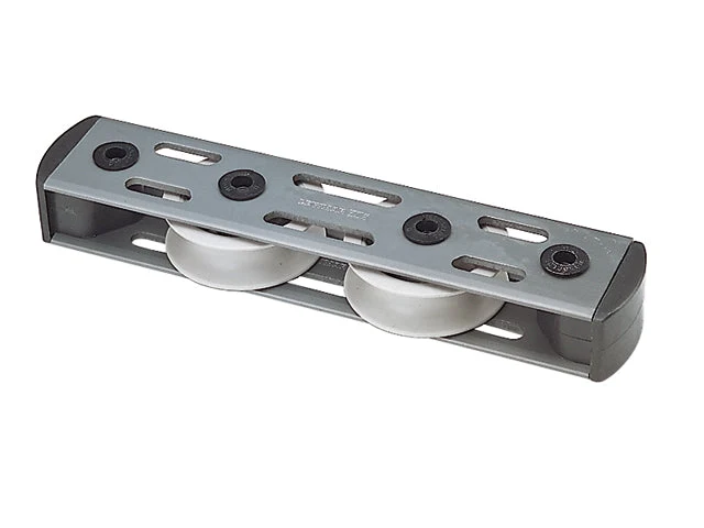 Lewmar, 29139114BK Aluminiumfördelarblock (4 remskivor) för segel, Ø 60 mm, för rep Ø 14 mm