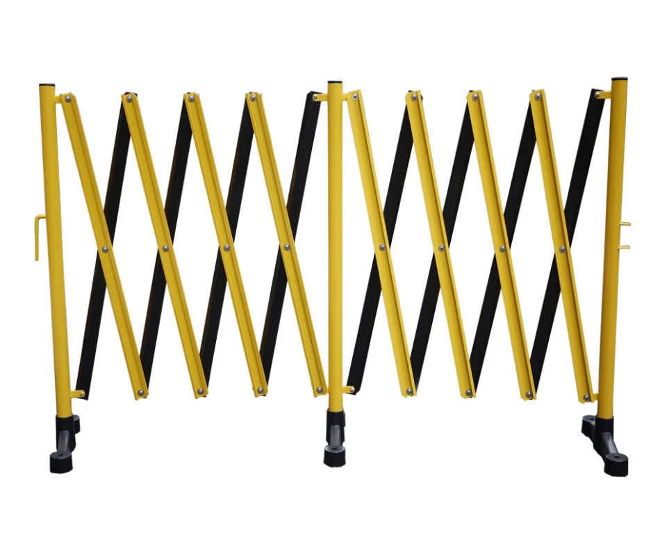 Flexibarrier - Dragspelsgrind 500 - med bas (5m)