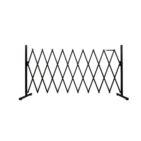 Flexibarrier Dragspelsgrind - Basic med bas - (2,7 m, svart)