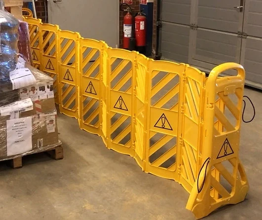 Portabelt avspärrningsdragspel (4m)