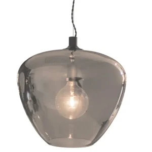 Bellissimo Grande taklampa Ø40 cm rökgrå