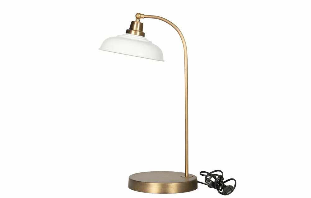 Bordslampa NOA emalj offwhite 52cm