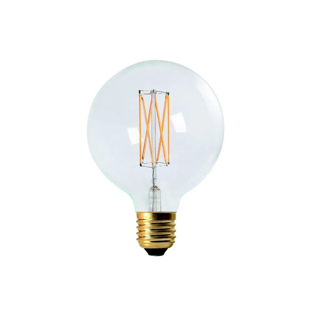 Elect LED Filament Globe Clear 125mm