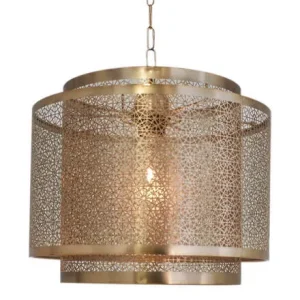 Hermine taklampa Ø34 cm antique finish