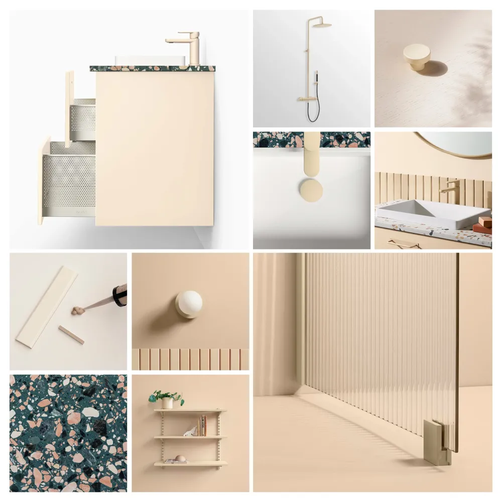 Högskåp H3/tc45 Creme