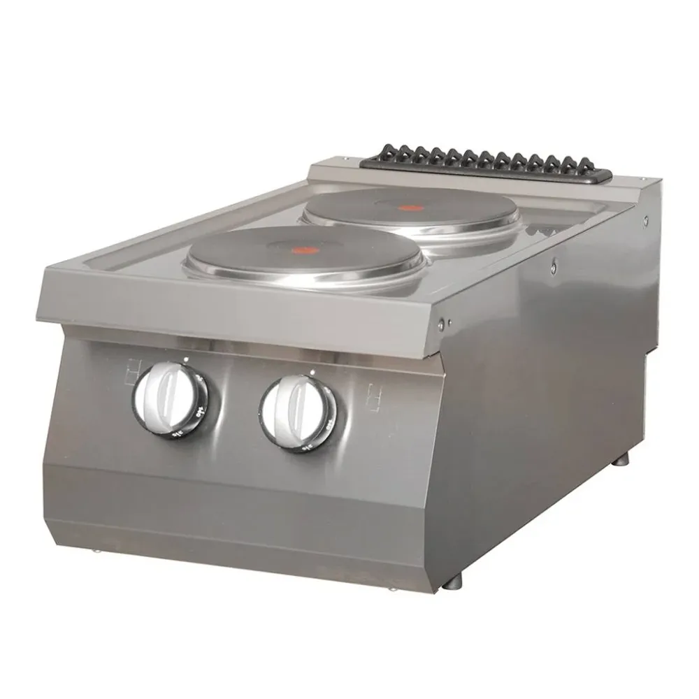 Kraftig spis - 2 brännare - Intuitive enhet - 70 cm djup - Elektrisk