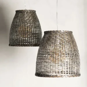 Lampa FLÄTAD med taksladd Ø34x33 cm
