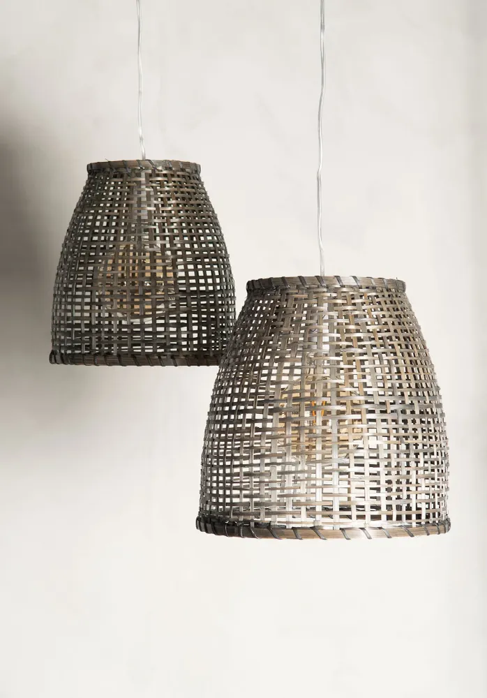 Lampa FLÄTAD med taksladd Ø34x33 cm