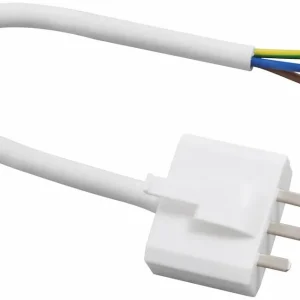 Lampsladdställ DCL 20 cm, 2-pol jordad