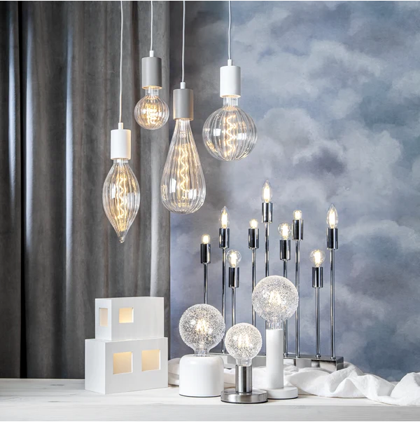 LED-lampa E27 G95 Decoled Line