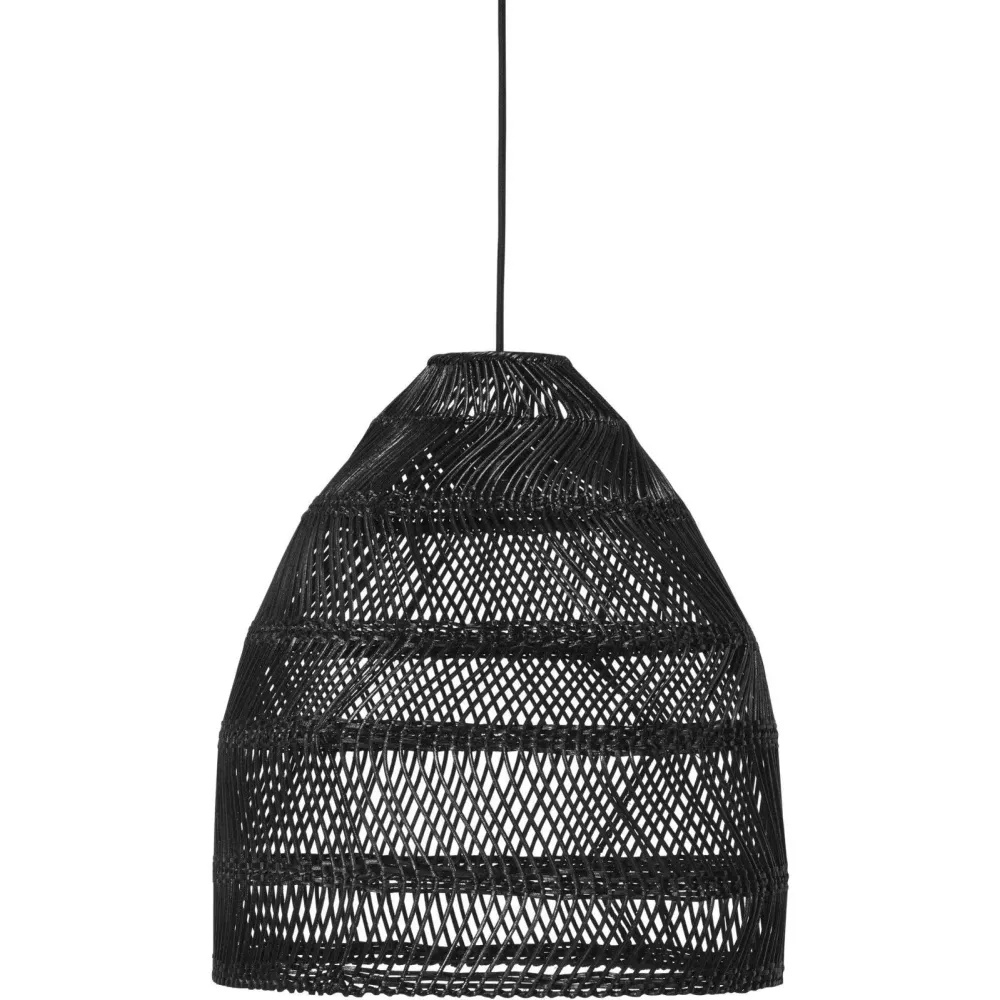 Maja Taklampa Wicker Black 53cm