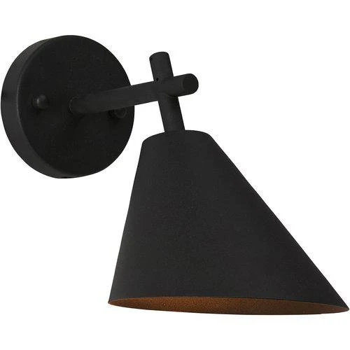 Nils fasadlampa 230V IP44 ebenholts 33cm