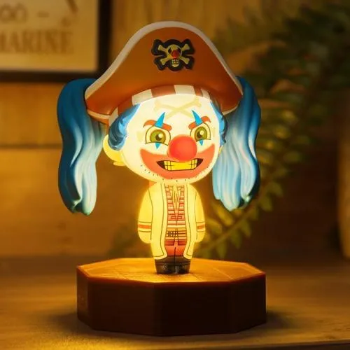 ONE PIECE TV - Buggy - Ikonlampa 11 cm