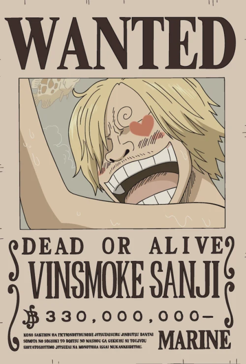 ONE PIECE - Sanji - Vägglampa LED - 30 cm