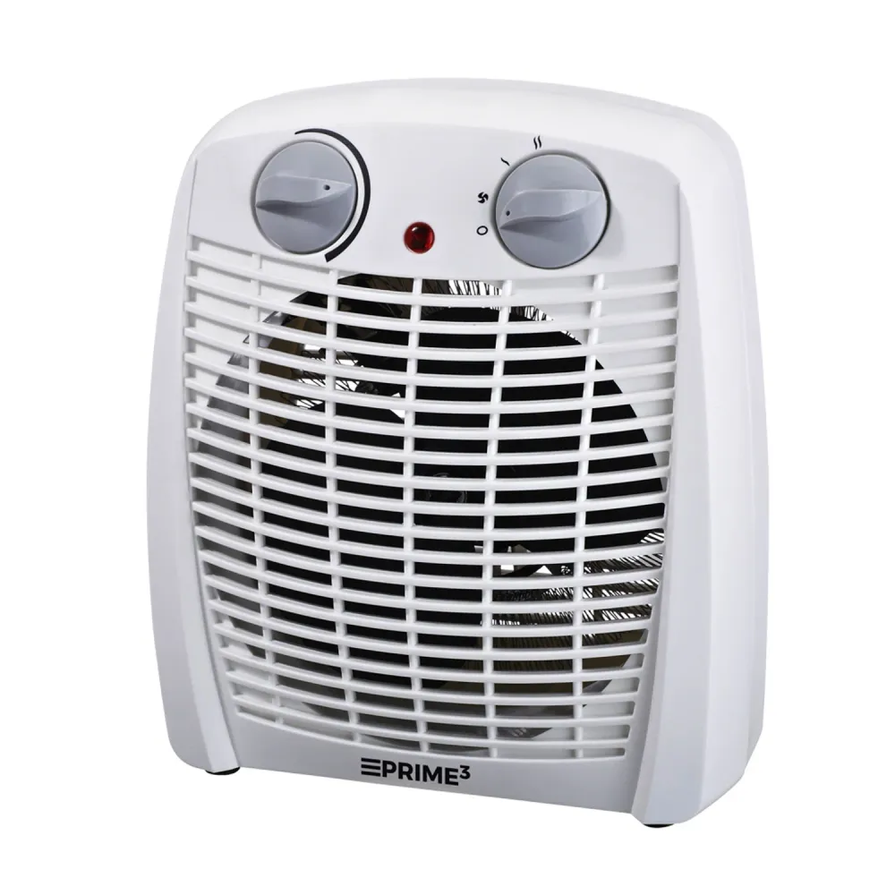 PRIME3 SFH11 2000W Fläkt Värmevärmare För Rum Upp Till 15m² Elvärmare Varm- Och Kallfläkt Fläkt Fridfull Drift Ner Till 52dB