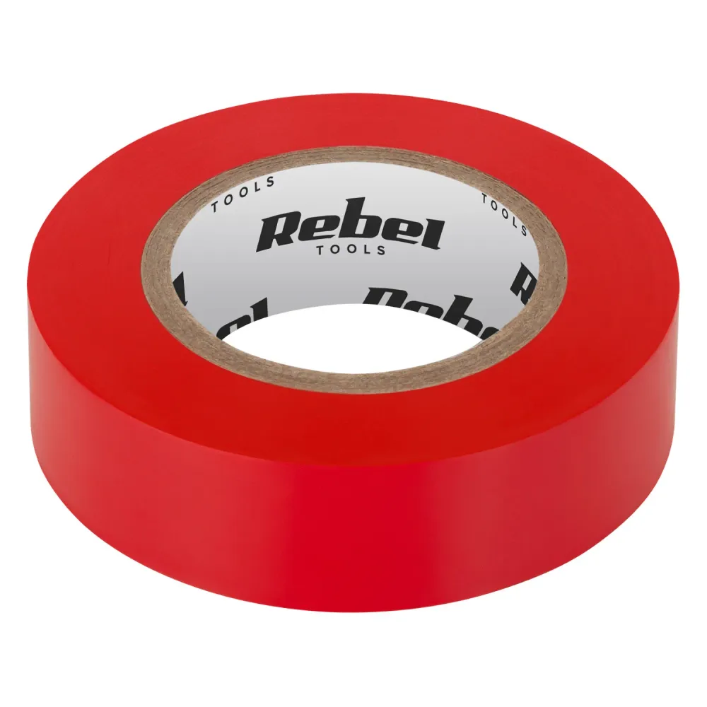 REBEL självhäftande isoleringstejp (0,13 mm x 19 mm x 10 yd) röd