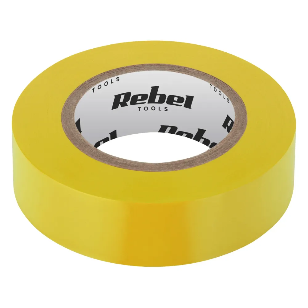REBEL självhäftande isoleringstejp (0,13 mm x 19 mm x 10 yd) canary