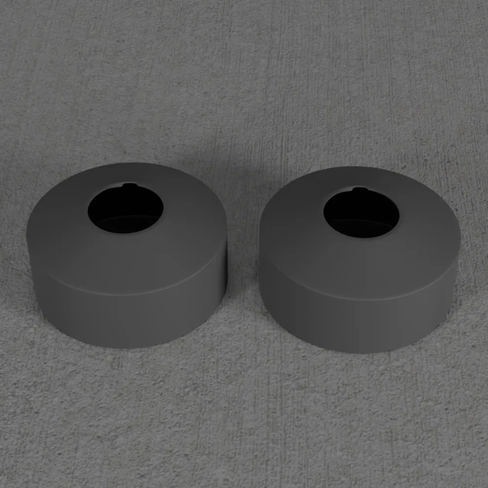 Täckkåpa Scandtap Stainless Pleasure Cover 33mm á 2st Svart