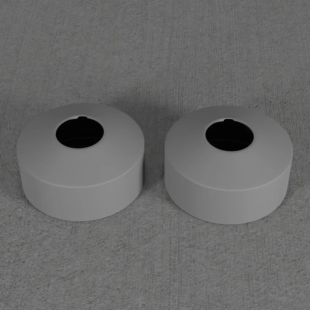 Täckkåpa Scandtap Stainless Pleasure Cover 33mm á 2st Svart