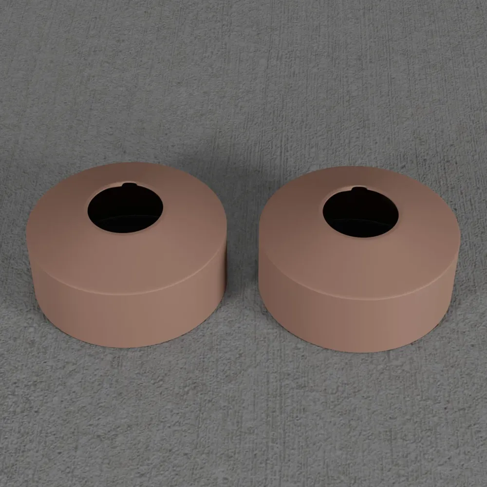 Täckkåpa Scandtap Stainless Pleasure Cover 33mm á 2st Svart