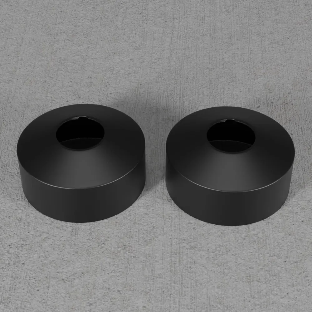 Täckkåpa Scandtap Stainless Pleasure Cover 33mm á 2st Svart