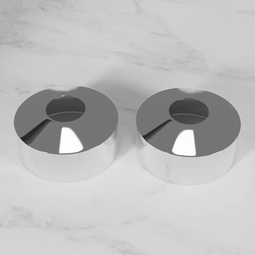 Täckkåpa Scandtap Stainless Pleasure Cover 33mm á 2st Svart