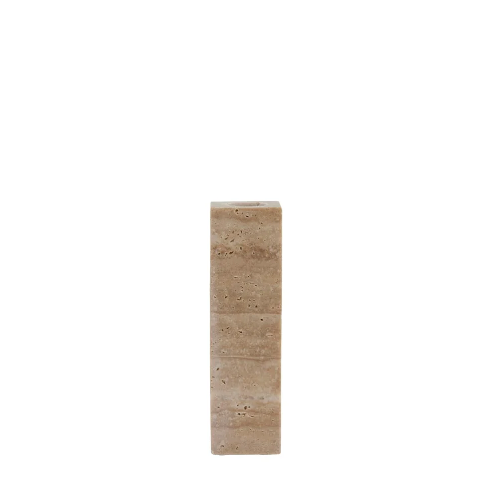Travina ljusstake H14cm, Khaki