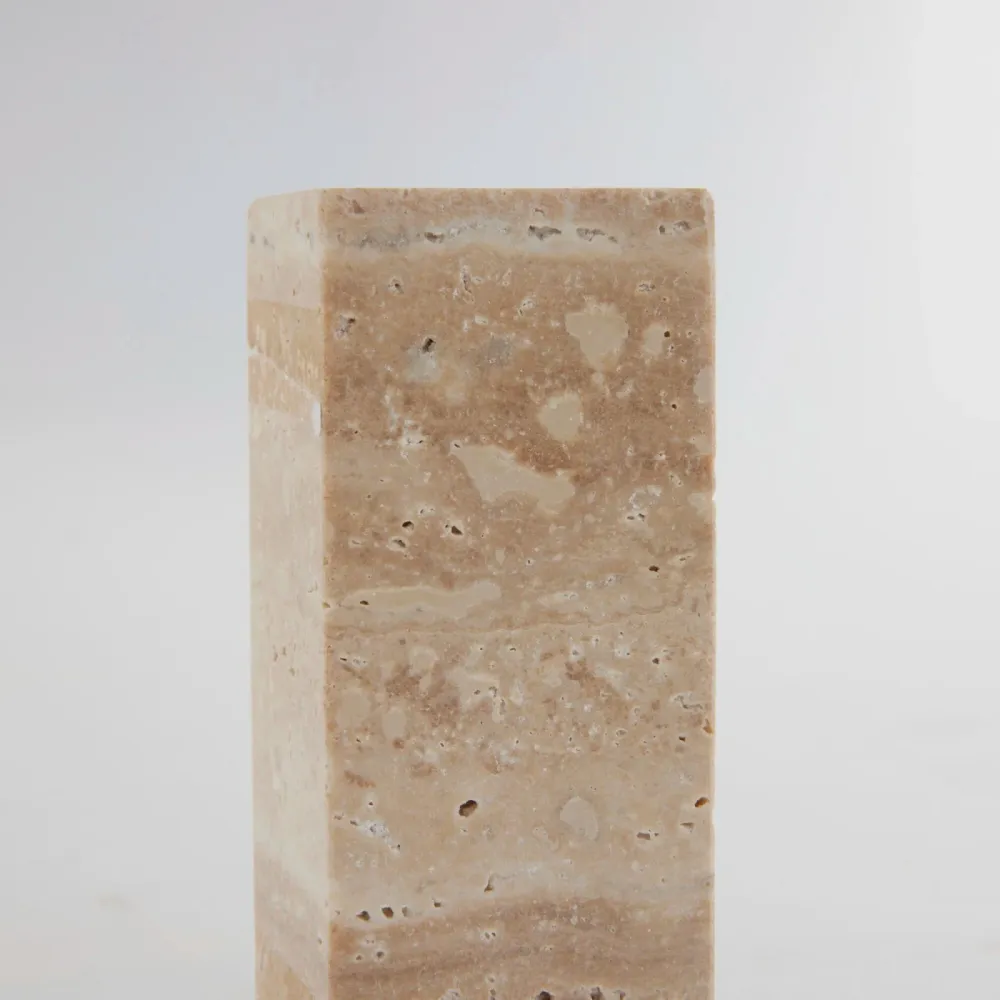 Travina ljusstake H14cm, Khaki
