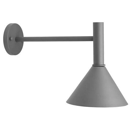 Tripp fasadlampa 230V IP44 grå 50cm